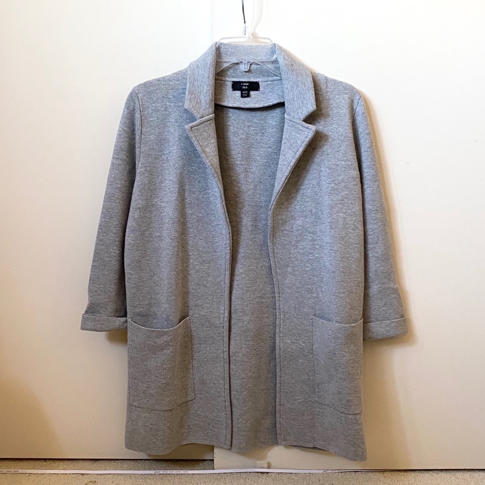 Sophie Blazer Cardigan | J Crew XXS Grey